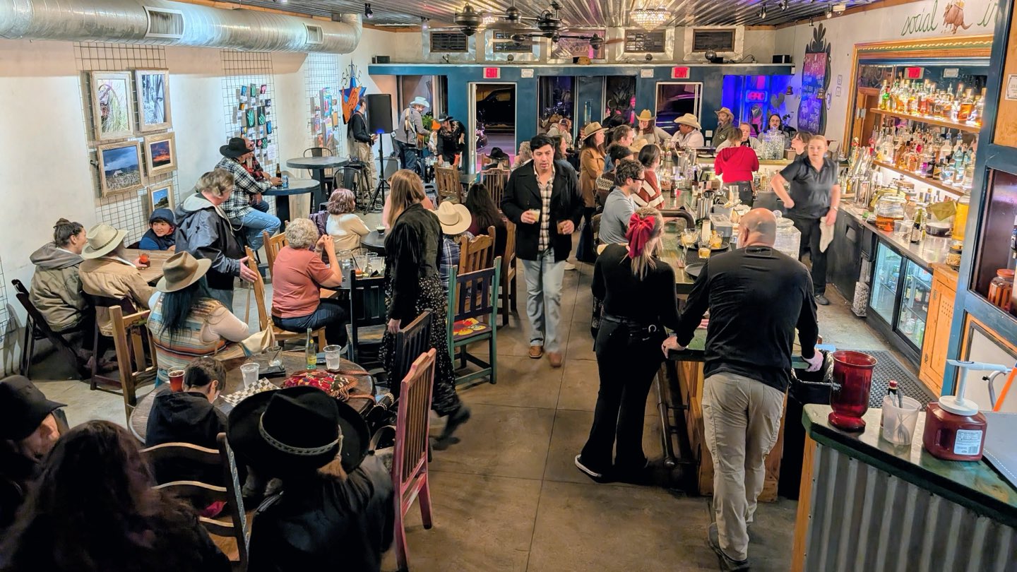 A full room at Alcove Social on a weekend evening